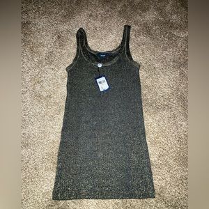 Nwt Women’s Ralph Lauren Ribbed Black Shimmer Tank size XS $125